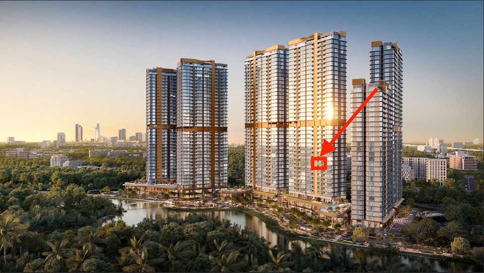 Bán 1 Phòng ngủ Tòa Tháp A3 Eaton Park