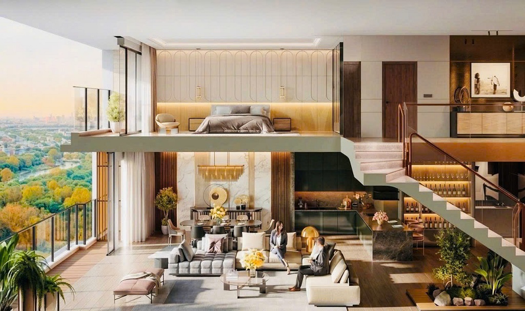 Giá bán Duplex Eaton Park Toà Tháp A2