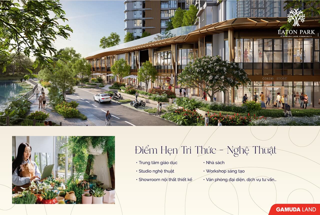 phối cảnh Shophouse Eaton Park