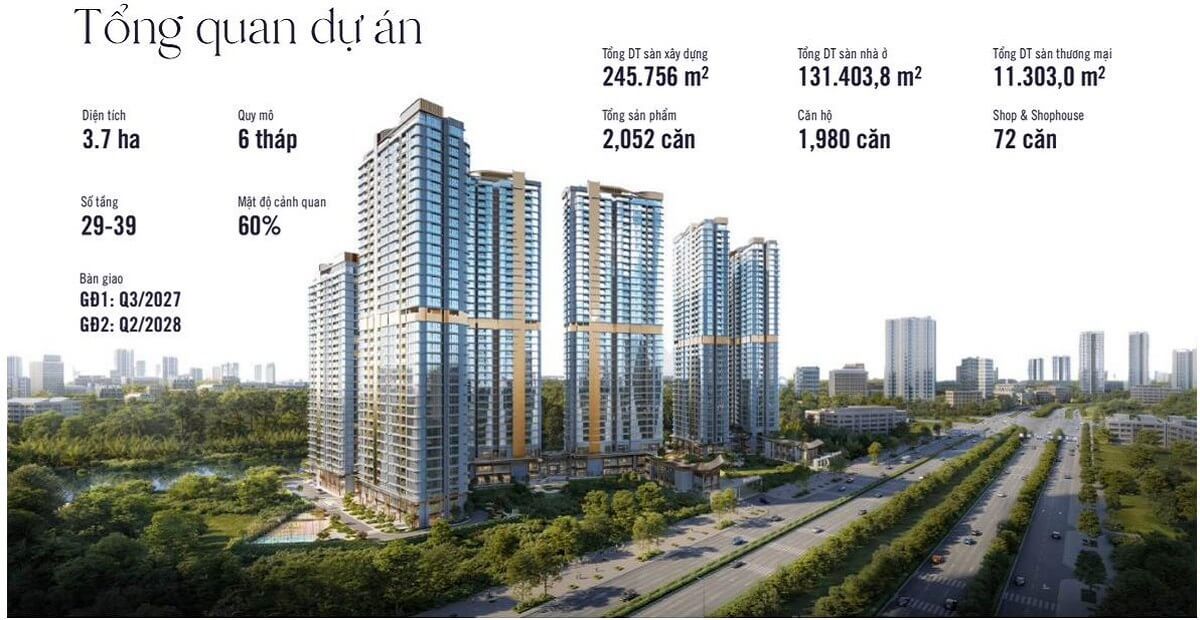 tổng quan dự án Eaton Park có bao nhiêu căn hộ
